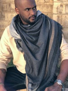 Hensley Oversized Scarf – emoriejordon Gray Shawl Scarves For Fall, Gray Shawl Scarf For Fall, Fall Shawl Scarf For Layering, Fall Layering Shawl Scarf, Gray Winter Shawl Scarf, Mens Scarf Fashion, Mens Scarf, Scarf Fashion, Men Gifts