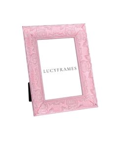 a pink frame with the words lacyframes on it