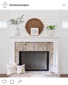 the fireplace is clean and ready for us to put in their new homeownerships