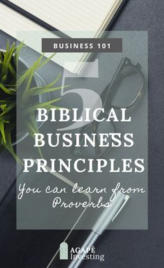 a book with the title biblical business principals you can learn from proves