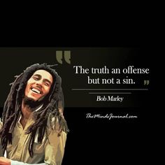 bob marley with quote about music