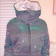 Black Glitter Puffer Jacket Comes With Hood No Pockets Brand New Price Negotiable Oversized Puffer Coat, Blue Puffer Jacket, Long Puffer Jacket, Black Puffer Coat, Blue Puffer, Womens Puffer Vest, Black Winter Coat, Puffy Coat, Black Puffer Jacket