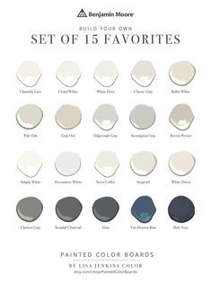 a poster with different shades of gray and white paint on it's sides, including the