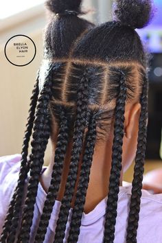 Plat Hairstyles Black Natural Hair, Quick Braid Styles Black Hair Kids, Plat Hairstyles, Box Braids Hairstyles Medium, Braid Length, Kids Box Braids, Kids Hair Styles, Kid Hairstyles