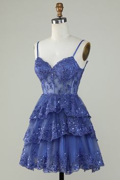 Dresses Winter Formal Short, Homecoming Dresses Lilac, Under The Stars Homecoming Dresses, Galaxy Hoco Dress, Home Coming Dresses Short Blue, Under The Sea Homecoming Theme Dress, Alice In Wonderland Homecoming Dress, Hoco Dresses Corset Top, Cute Purple Dresses Short