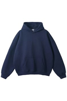 Fleece Loose Hoodie – Copping Zone Best Hoodie Brands, Navy Blue Hoodie Women, Wishlist Essentials, Outfits For School Fall, Navy Blue Clothes, Blue Wishlist, School Hoodies, Stitch Hoodie, Navy Blue Hoodie