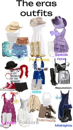 Taylor Swift Speak Now Outfits Eras Tour Ideas, Eras Tour Bestie Outfits, Outfit Ideas For Taylor Swift Concert, Eras Tour Simple Outfits, Eras Tour Group Outfits, Cute Eras Tour Outfits, Plus Size Eras Tour Outfits, Simple Eras Tour Outfits, Eras Tour Outfits Fearless