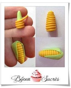 an image of corn on the cob nail art