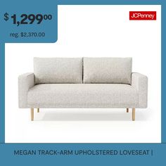 Spring Type: SinuousIncluded: 1 Loveseat(s)Features: 4 Legs, Removable Cushions, UpholsteredArm Style: Track ArmJoinery: ScrewedLoveseat Measurements: 34.5 Depth/Inches, 63.5 Width/Inches, 35 Height/InchesMaximum Weight Limit: 400 LbsSeat Height: 18 3/4 InWeight (lb.): 80 LbAssembly: AssembledBase Material: 100% WoodFabric Description: BoucleFilling Content: 100% Poly-FoamFinish: Stained WoodFrame Content: 100% WoodCare: Spot CleanDecor Styles: ModernMaterial: Wood, FabricSeat Depth: 24 1/2 InS… Sofa White, Modern Sofa Set, White Sofas, Back Pillow, Upholstered Sofa, Modern Sofa, Seat Cushion, Sofa Set, Love Seat