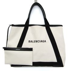 Used Balenciaga Navy Cabas M 339936 Men,Women Canvas,Leather Handbag,Tote Bag Black,Off-White (Sku: Bf576715) === General === Brand : Balenciaga Model : Navy Cabas M 339936 Country Of Origin : Italy === Design === Type : Handbag, Tote Bag Material : Canvas , Leather Color : Black, Off-White Gender : Men,Women === Size === Size (Hxwxd) : 32cm X 48cm X 20cm / 12.59'' X 18.89'' X 7.87'' === Included Items === Accessories Notice : Before Purchasing, Please Refer To The Images Of The Accessories Incl Designer Canvas Bag For Daily Use, Designer Canvas Shoulder Bag, Designer Canvas Bag With Large Capacity For Shopping, Designer Canvas Bag With Removable Pouch For Shopping, Designer Canvas Bag With Large Capacity For Everyday, Designer Large Capacity Canvas Bag For Everyday, Designer White Canvas Bag For Daily Use, Designer Canvas Bag With Removable Pouch For Daily Use, Designer Canvas Shoulder Bag With Large Capacity