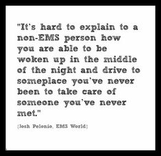 an old quote with the words it's hard to explain how you are able to be