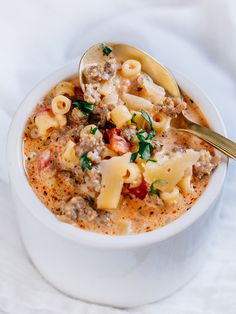 Creamy Parmesan Italian Sausage Soup Ina Garten Creamy Parmesan Italian Sausage Soup, Creamy Sausage Soup, Christmas Soups, Gf Soup, Sausage Italian, 2025 Recipes, Soup With Sausage, Sausage Potato Soup, Italian Soup Recipes