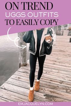 Ugg Style Outfit, Ugg Booties Outfit, Ugg Shoes Outfit, Styling Uggs, Women's Winter Outfit, Ugg Outfit Ideas, Mini Uggs Outfit, Style Uggs, How To Style Uggs