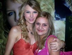 two young women posing for a photo with the caption taylorswitt 13 like, really though always so kind