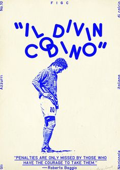 an old book cover with a drawing of a soccer player