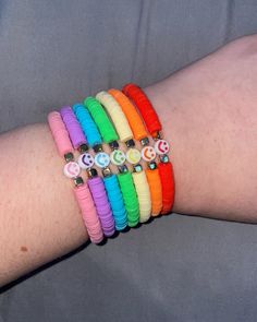 Hi! My name is Brianna, I am a full-time student who loves crefts! I hand-make each and every bracelet that you see here. Each bracelet features unique charms and beads. The beads are made from polymer clay. which is a safe material. Handcrafted, safe, waterproof, skin-friendly, and can be worn every day. Red Smiley Face Clay Bracelet, Unique Charms, Smiley Face, Full Time, My Name Is, My Name, Smiley, Favorite Jewelry, Beauty Book