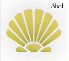 the shell logo on a white background