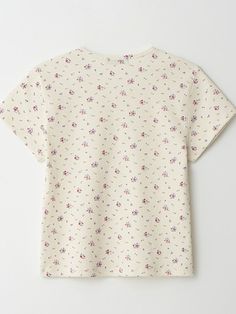 Editor's NotesFlower waffle t-shirt is waffle fabric with regular flower patterns. Tensioned waffle fabric that comfortable to wear.- Completed with a neckline- Sleeve-tipped fabric, sturdy and deformable T-shirt- Pink flower pattern - Stylish point t-shirtMeasurements(in.)Size: One size- Shoulder: 15 in.- Chest: 15.4 in. - Armhole: 7.5 in.- Sleeve length: 4.7 in.- Sleeve opening: 6 in.- Length: 19.7 in. *Model info: Height 5ft 7. Composition & Care- 60% Cotton, 36% Polyester, 4% Span- Summer Waffle Knit Short Sleeve T-shirt, Floral Print Crew Neck Top For Loungewear, White Waffle Knit Tops For Summer, Summer Short Sleeve Waffle Knit T-shirt, Short Sleeve Waffle Knit T-shirt For Summer, Summer Waffle Knit Top With Crew Neck, Summer Waffle Knit Crew Neck Top, Summer Waffle Knit T-shirt, White Waffle Knit Tops For Spring