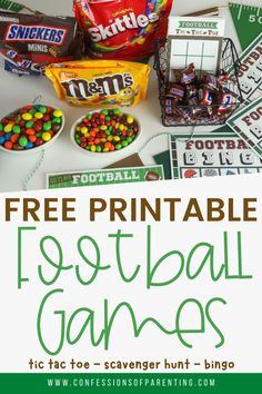 free printable football games for kids