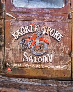 Sturgis South Dakota, Truck Lettering, Rockabilly Cars, Sign Painting Lettering, Door Signage, Logos Vintage, Pinstripe Art, Game Room Bar, Mining Town