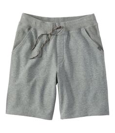 We turned our Comfort Camp Sweatpants into the comfiest shorts ever. Up your game with an ultrasoft, stretchy fabric that has the cottony feel everyone loves, plus moisture-wicking performance. 9" inseam. Standard Fit: Sits lower on the waist and straight through the hip and thigh for a streamlined look. In a stretchy blend of 59% cotton, 38% polyester and 3% spandex. Lab-tested for optimal stretch and moisture-wicking performance. Machine wash and dry. Pull-on waist with adjustable drawcord. Im Cotton Go-dry Shorts For Loungewear, Relaxed Fit Cotton Athletic Shorts For Outdoor, Solid Cotton Go-dry Shorts, Comfort Stretch Casual Shorts, Shorts Cotton, Comfy Shorts, Knit Shorts, L L Bean, Stretchy Fabric