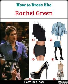 rachel green central perk waist apron - Google Search Rachel Green Halloween, Rachel Green Halloween Costume, Rachel Green Costumes, Friends Rachel Outfits, Skirt With Black Tights, Rachel Green Friends, Rachel Green Outfits, Rachel Friends, Top Halloween Costumes