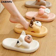 If you are looking for a pair of slippers that are comfortable, durable and stylish, look no further than our Soft Slippers. These slippers are made of high-quality plush material that feels soft and cozy on your feet. They have a rubber sole that provides traction and stability on any surface. They also come in various colors and sizes to suit your preferences. Whether you want to wear them at home, in the office or on a trip, our Soft Slippers will keep your feet warm and happy. * US Delivery Pig Slippers, Slippers For Summer, Cow Slippers, Slippers Cute, Bathroom Slippers, Summer Cartoon, Slippers For Men, Cute Slippers, Soft Slippers