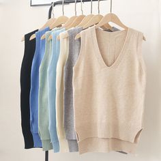 Description Feature: 100% Brand new and high quality Style: fashion,casual Size: one size Material: polyester Fabric: knit Sleeve length: sleeveless Thickness: regular Neckline: v-neck Length: regular Pattern: solid Season: autumn,winter Occasion: everyday,daily Garment:Hand washing or machine washing,line dry. Package:1pcs sweater Note:  1.Due to the light and screen difference, the item's color may be slightly different from the pictures. Please understand.  2.Please allow 2-3% error due to manual measurement.Please make sure you don's mind before you mid. 3.Size doesn's fit all.Please carefully check size chart and select the size based on your real size. Knitted Vest Patterns Free For Women Casual, Knitted Vest Pattern Free Woman, V-neck Knit Vest, Sleeveless Knitted Vest Patterns, Vneck Knit Vest, Knit Sweater Vest Pattern V Neck, Knitted V Neck Sweater Vest, Knitted Sweater Vest Free Pattern, Knit Pullover Vest Pattern Free