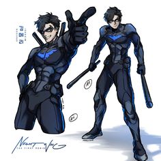 Batman Nightwing, Villain Costumes, Batman Artwork, Dc Comics Characters, Batman Family