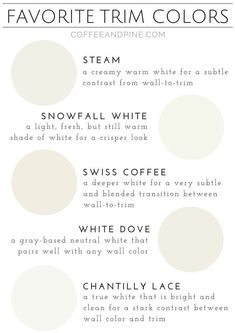 the ultimate guide to choosing paint colors for your home, including neutrals and white