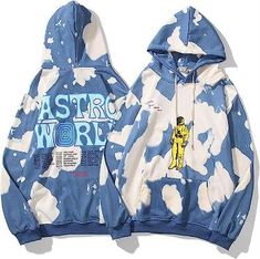 #travisscott #astroworld #music #hoddie Travis Scott Hoodie, Astro World, Travis Scott Merch, American Street Fashion, Lightning Cloud, Couples Sweaters, Velvet Sweatshirt, Aesthetic Hoodie, Wish You Were Here