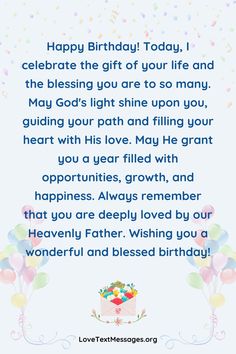 a birthday card with the words happy birthday today, celebrate the gift of your life and