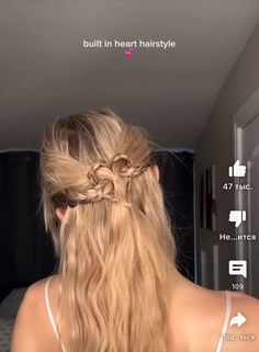 Easy Hairstyles For Thick Hair, Giving People, Hair Tutorials Easy, Hair Tutorials For Medium Hair, Hair Stylies, Hair Up Styles, Penteado Cabelo Curto, Hairdo For Long Hair