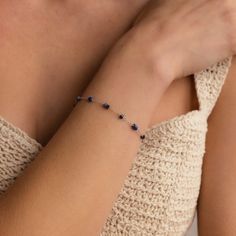 🕑Last Chance: Hurry and save 40% 🕑 Elevate your summer style with our Azul Deep Blue Beaded Bracelet, a minimalist accessory capturing the beauty and essence of the deep blue sea. With its calming blue beads, this boho-inspired bracelet adds a touch of elegance and embodies the carefree spirit of the season. Material: High Quality Solid 925 Sterling Silver Finish: Sterling Silver ∙ 18K Gold Featuring Blue Lapis Beaded Bracelet with alternating ~2mm and ~4.5mm Beads, adjustable from 6 to 7.5 in Aquamarine Stacking Ring, Initial Tag Necklace, The Deep Blue Sea, Green Beaded Necklace, Blue Beaded Bracelets, Minimalist Accessories, Blue Beaded Necklace, Deep Blue Sea, Rainbow Beads