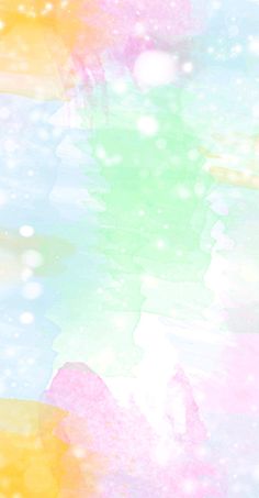 an abstract watercolor background with pastel colors and sparkles on the edges, like snow flakes