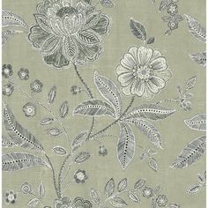 sample shimmer floral wallpaper in grey and black by seabrook wallcoverings 1 Shimmer Wallpaper, Transitional Wallpaper, Floral Pattern Wallpaper, Metallic Pattern, Smooth Wallpaper, Drops Patterns, Contemporary Wallpaper, Wallpaper Rolls, Metallic Wallpaper