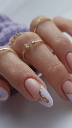 Prom Nail Designs, Lilac Nails, Modern Nails, Ballerina Nails, Crystal Nails, Prom Nails, Luxury Nails, Classy Nails, Floral Nails