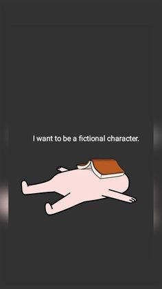 a cartoon character laying on its back with the caption i want to be a national character