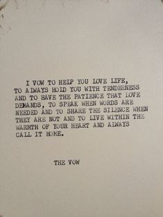 the poem is written in blue ink on white paper with black writing that reads, i you'll help you love life, to always did you with tenderness and to have the peace that love