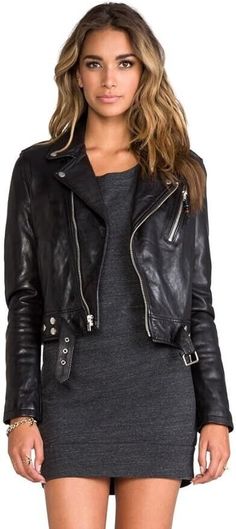 Women's Leather Jacket Biker Style Real Lambskin Black Moto Jacket | eBay Lambskin Leather Jacket, Real Leather Jacket, Jacket Outfit, Belted Jacket, Leather Biker Jacket, Denim Jacket Women, Revolve Clothing, Black Leather Jacket, Leather Jackets Women