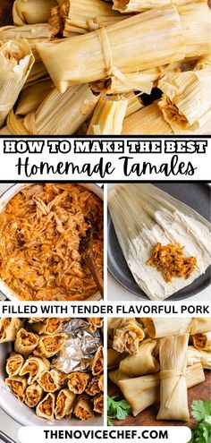 how to make homemade tamales in the instant pressure cooker or slow cooker