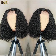 Hair Material 100% Human Hair Texture Curly Length 8-14 inches Density 200% Last For Over one year with good care Hair Color Natural Color Hairline Pre-plucked Lace area 4X4,5x5,13X4 Straps adjustable Lace Swiss Can Be Dyed yes Bangs Round Faces, Curly Wig Styles, 12 Inch Hair, Bob Human Hair Wigs, Curly Bob Wig, Hair Care Oil, Curly Bob Wigs, Styles For Kids, Bob Lace Front Wigs