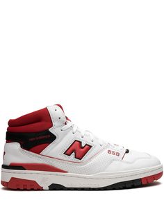 white/red/black leather panelled design logo patch to the side logo patch at the tongue branded heel counter round toe front lace-up fastening flat rubber sole These styles are supplied by a premium sneaker marketplace. Stocking only the most sought-after footwear, they source and curate some of the most hard to find sneakers from around the world. High-top New Balance Sneakers With Contrast Sole, Classic Lace-up Sneakers With Logo Patch, High-top Leather Running Shoes With Logo Patch, New Balance Sneakers For Streetwear, Leather High-top Running Shoes With Logo Patch, Leather Running Shoes With Logo Patch, New Balance Low-top Sneakers With Contrast Sole, Sporty High-top Custom Sneakers With Logo Patch, Sporty New Balance Sneakers With Contrast Sole