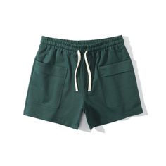 Summer Above Knee Shorts With Built-in Shorts, Trendy Athletic Shorts With Built-in Shorts For Leisure, Leisure Knee-length Bottoms With Built-in Shorts, Green Athletic Shorts With Built-in Liner, Trendy Short Length Cotton Shorts, Trendy Summer Cargo Shorts With Side Pockets, Sporty Bermuda Cargo Shorts For Summer, Summer Leisure Shorts With Pockets, Summer Above Knee Shorts