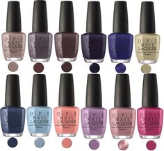 Sneak Peek | OPI Iceland Fall \ Winter 2017 Collection – Nailbox Opi Nail Colors, Nails 2017, Opi Nail Lacquer, Opi Nail Polish, Fall Nail Colors, Nail Polish Collection, Opi Nails