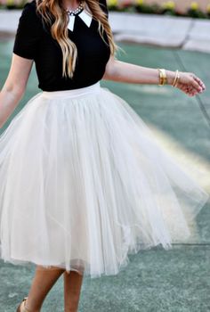 Tulle Midi Skirt, White Tulle, Style Me Pretty, Passion For Fashion, Fashion Clothes, My Fashion