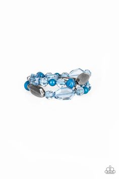 Paparazzi Rockin' Rock Candy Blue Stretch Bracelet - P9WH-BLXX-169XX Paparazzi Accessories Jewelry, Candy Bracelet, Rock Candy, Paparazzi Accessories, Band Bracelet, Stretchy Bracelets, Paparazzi Jewelry, Bracelet Collection, Beaded Stretch Bracelet