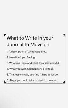 Journal To Move On, Journal Prompts To Move On, Journal Prompts To Let Go, Letting Go Journal Prompts, Prompt Journaling, Journaling Exercises, Living In The Now, The Power Of Now, Mindfulness Journal Prompts