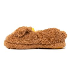 With extra slip-resistant outsoles, these easy on/off slippers are the perfect picks for play time. Our cozy memory foam insoles are sure to be a hit with your little ones during all of their adventures! Faux Fur 100% polyester upper, Slip on for easy entry, Closed back for secure fit, Round toe, Cushioned memory foam insole for added comfort, Slip-resistant TPR outsole | Dearfoams Emery Kids Critter Closed Back Slippers in Tan Size Big Kid (4-5) Slippers Kids, Playful Closed-toe Slippers For Indoor Use, Ugg Slippers For Kids, Toddler Ugg Slippers, Boys Slippers, Toddler Slippers, Shoe Carnival, Toddler Sizes, Tan Brown