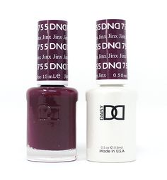 DND Matching Pair - 755 JINX Gel Color, 30 Seconds, Nail Lacquer, Gel Polish, Led Lamp, Nail Colors